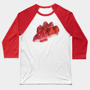 Strawberry Pie (no background) Baseball T-Shirt